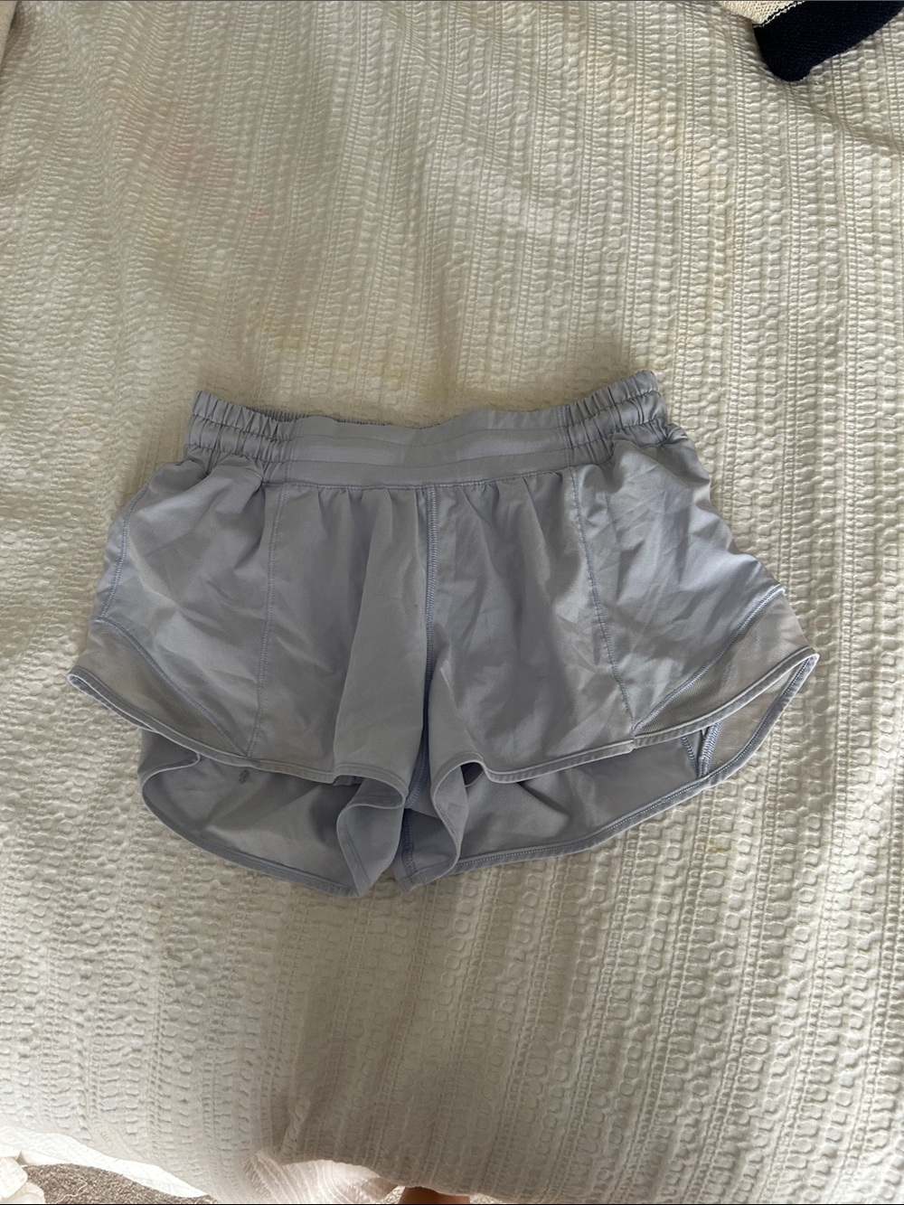Women's Light Blue Lulu Lemon Hotty Hot Shorts
